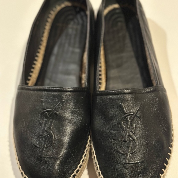 EUC YSL Black Leather Espadrilles - Picture 5 of 10